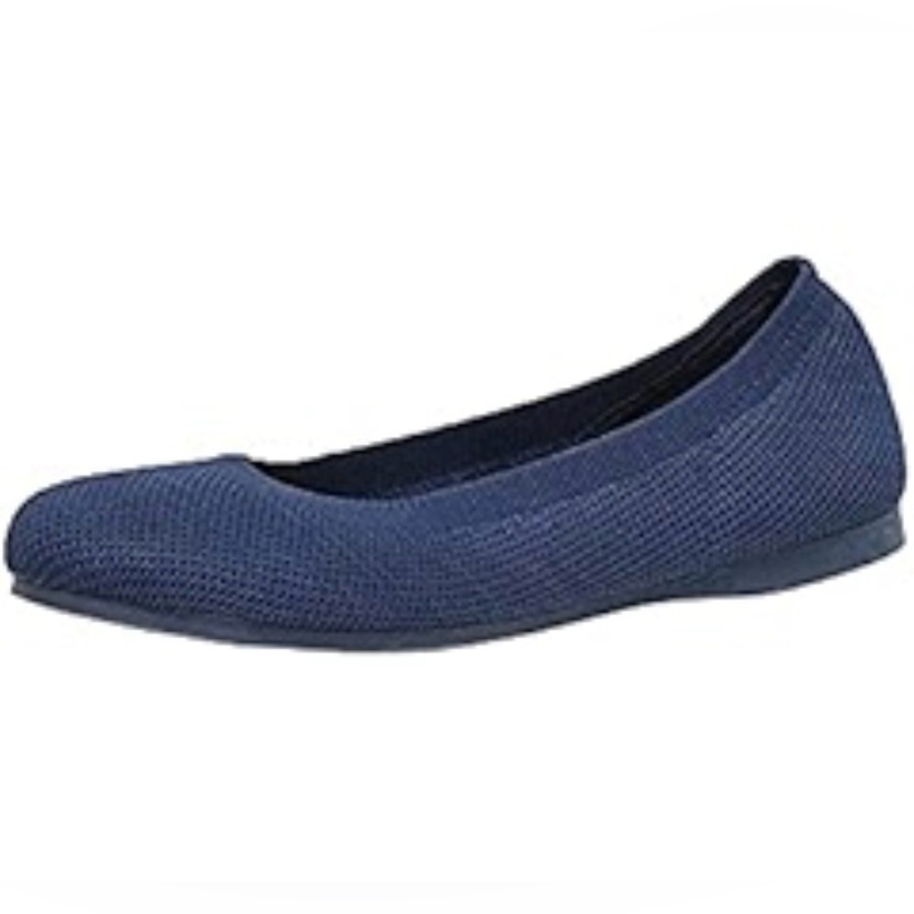 Cushionaire Tyra Knit Ballet Flats Navy Blue Women’s size 8.5 - Picture 2 of 5